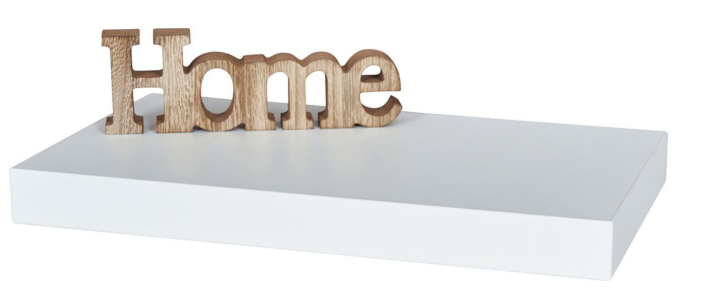 Levandeo® Wandregal, Wandboard Bobby 40cm weiß günstig online kaufen