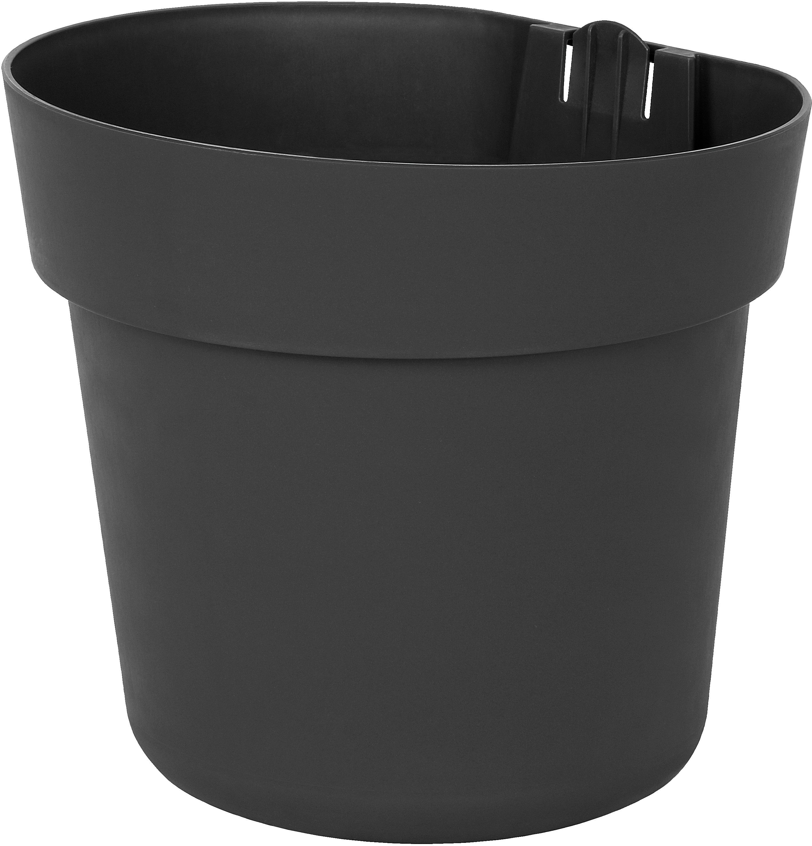 Geli Плантатор GELI Conny Hängetopf Anthrazit – Ø16cm inkl. Befestigung Kunststoff (1 St)
