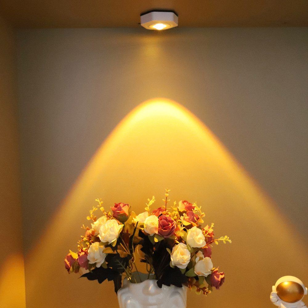 MUPOO Unterschrankleuchte LED-Spots Batteriebetrieben 1/2/4er-Pack, Kabello günstig online kaufen