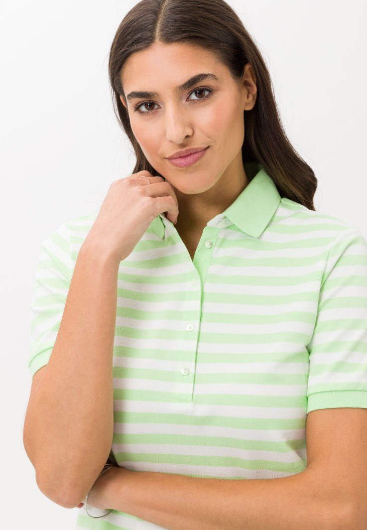 CLEO grün Brax Poloshirt Style