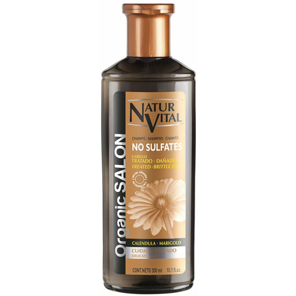Natur Vital Haarshampoo Naturvital Organic Salon Champú Sin Sulfatos Cuidado Delicado 300ml