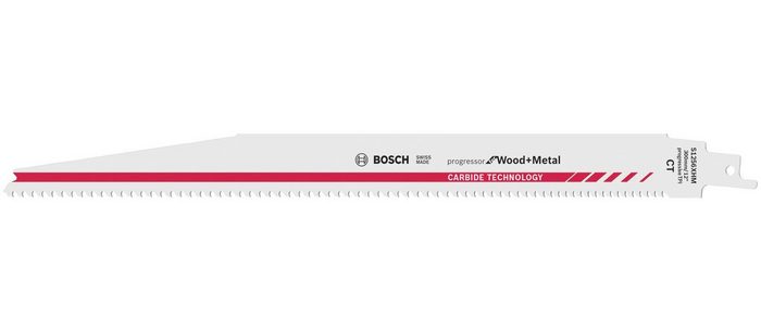 Bosch Professional Säbelsägeblatt S 1256 XHM Progressor for Wood and Metal für Säbelsägen mit 0 5-Zoll-Universalschaftsystemen
