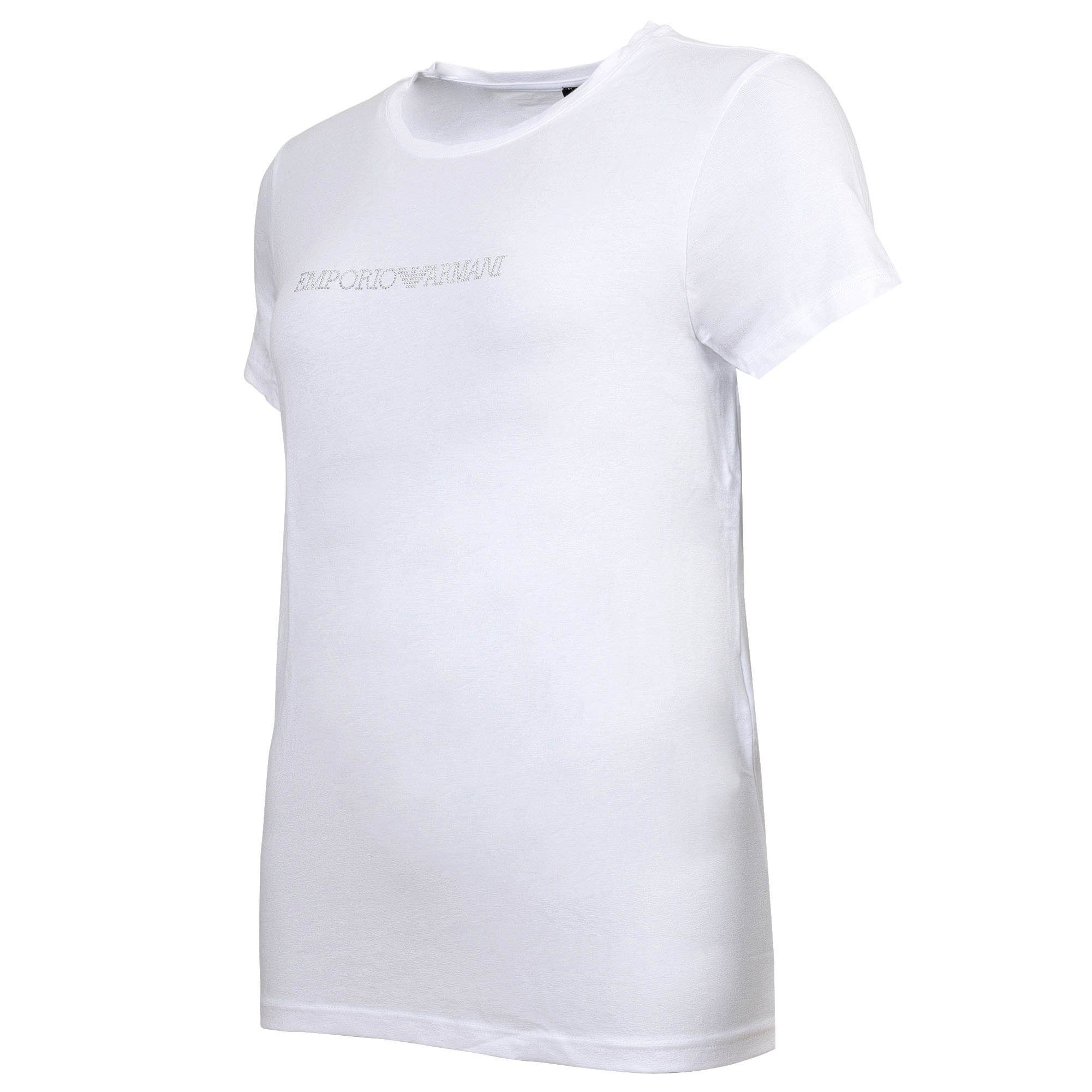 Emporio Armani T-Shirt Damen T-Shirt 1er Pack Baumwolle ESSENTIAL COTTON (Packung, 1er Pack)