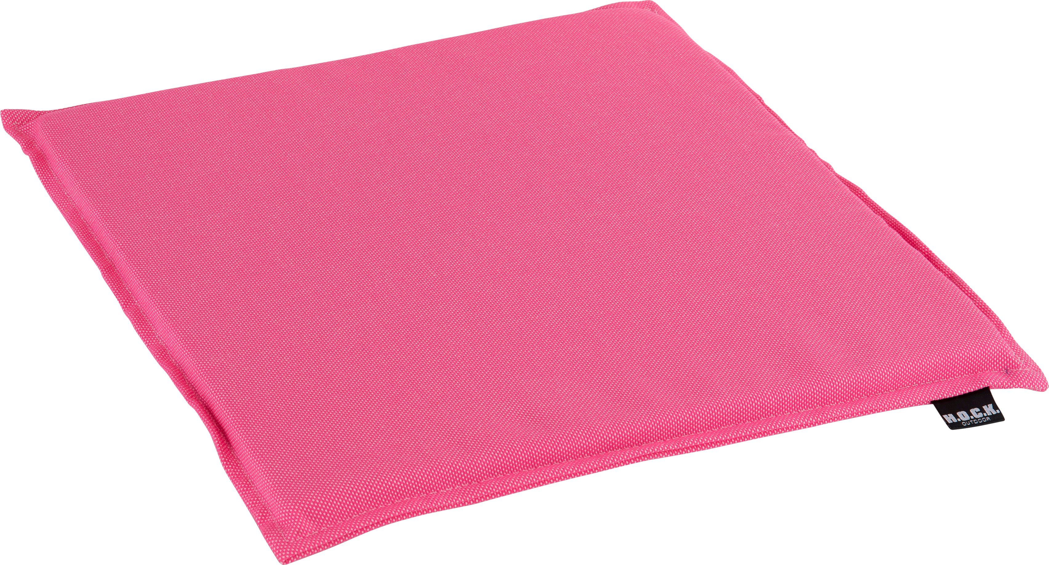 2cm, 2cm Outdoor Kissenhöhe geeignet - H.O.C.K. pink Sitzkissen Caribe