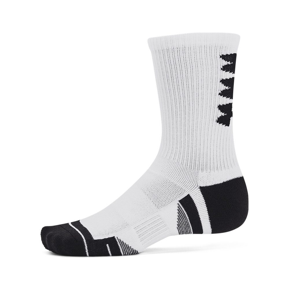 Under Armour® Sportsocken UA PERF TECH NOV 3PK CREW (3-Paar) für vielseitige Aktivitäten, elastisch, aus Polyester und Elasthan