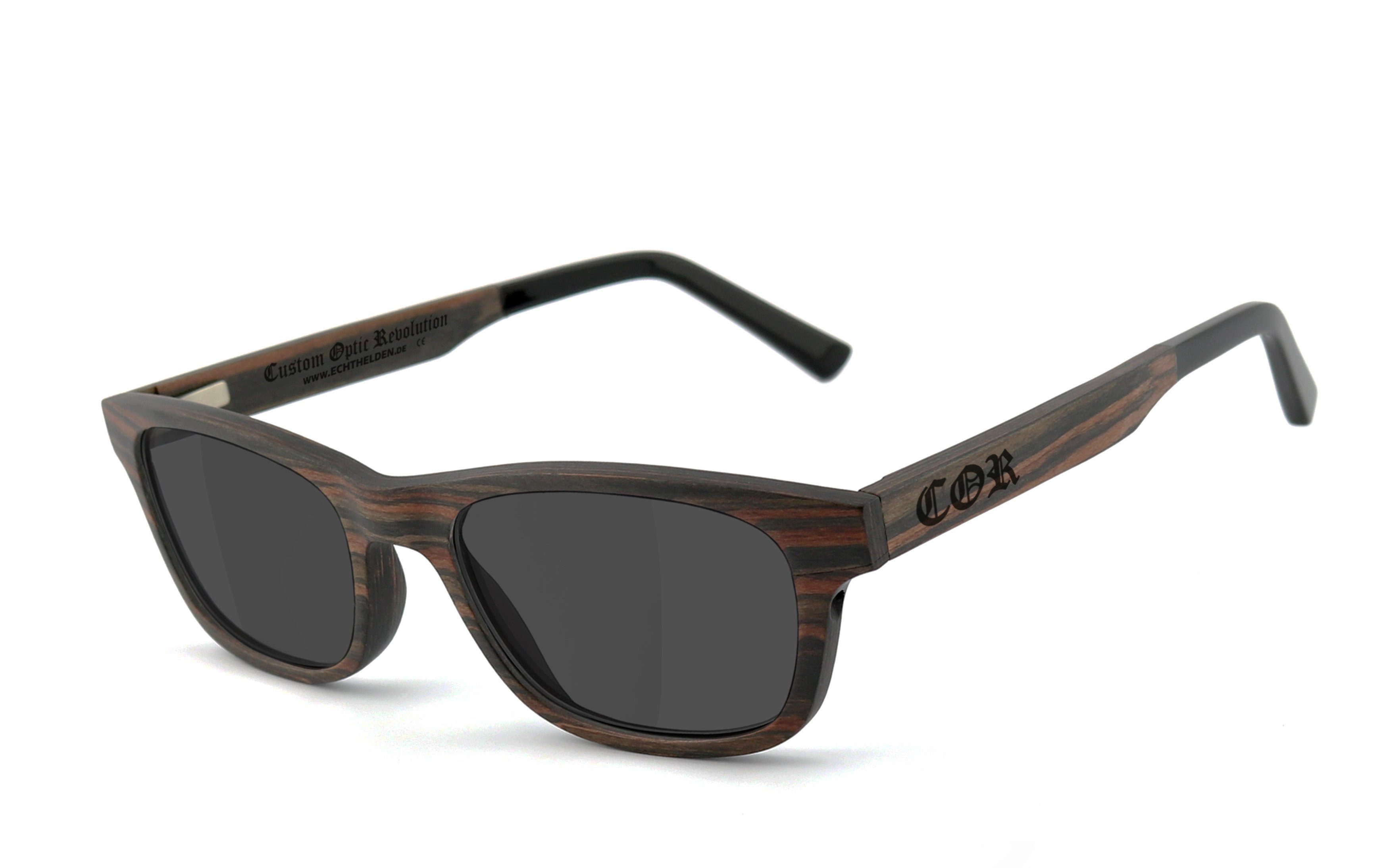 COR Sonnenbrille 010 aus Holz mit HLT® Qualitätsgläsern