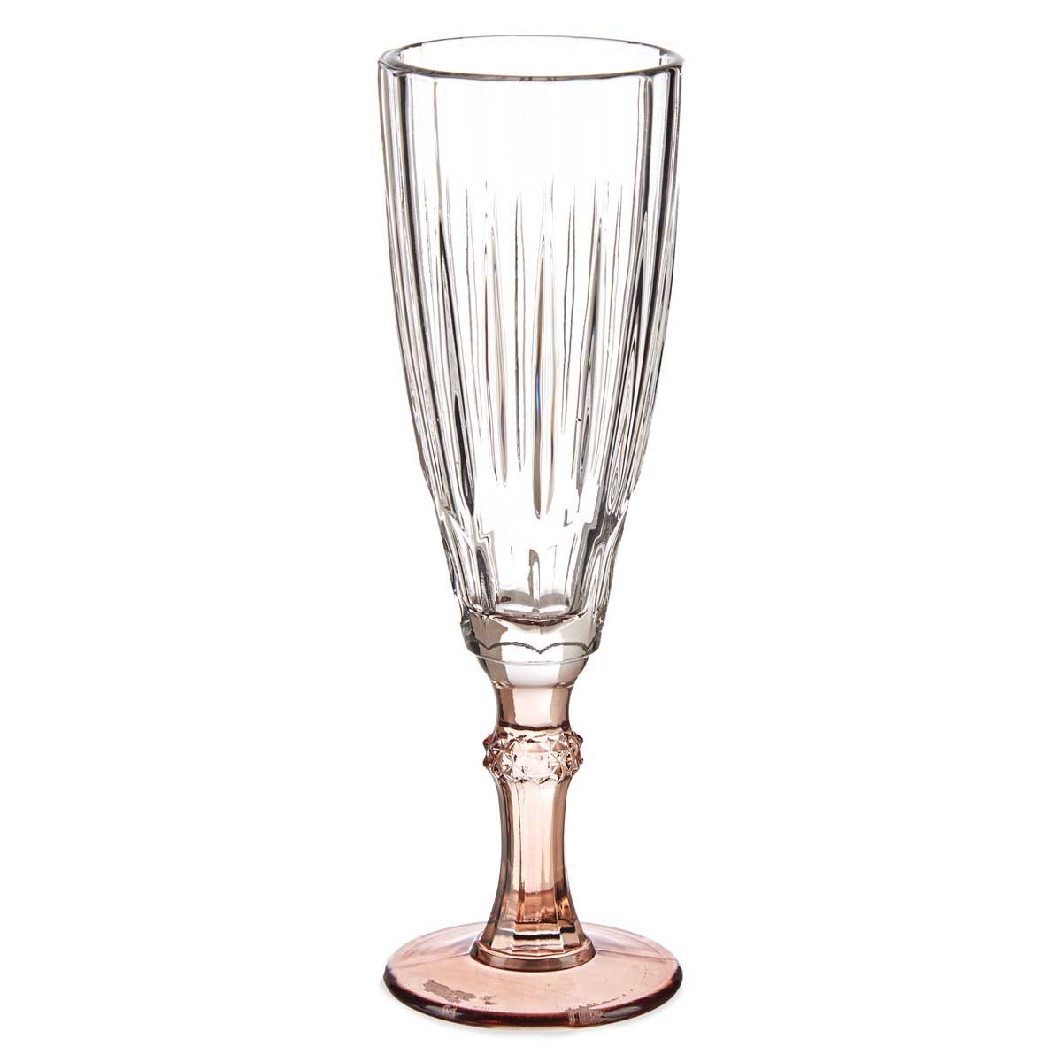 Vivalto Weinglas Weinglas mit buntem Fuß, 170 ml, 6 Stück, Glas