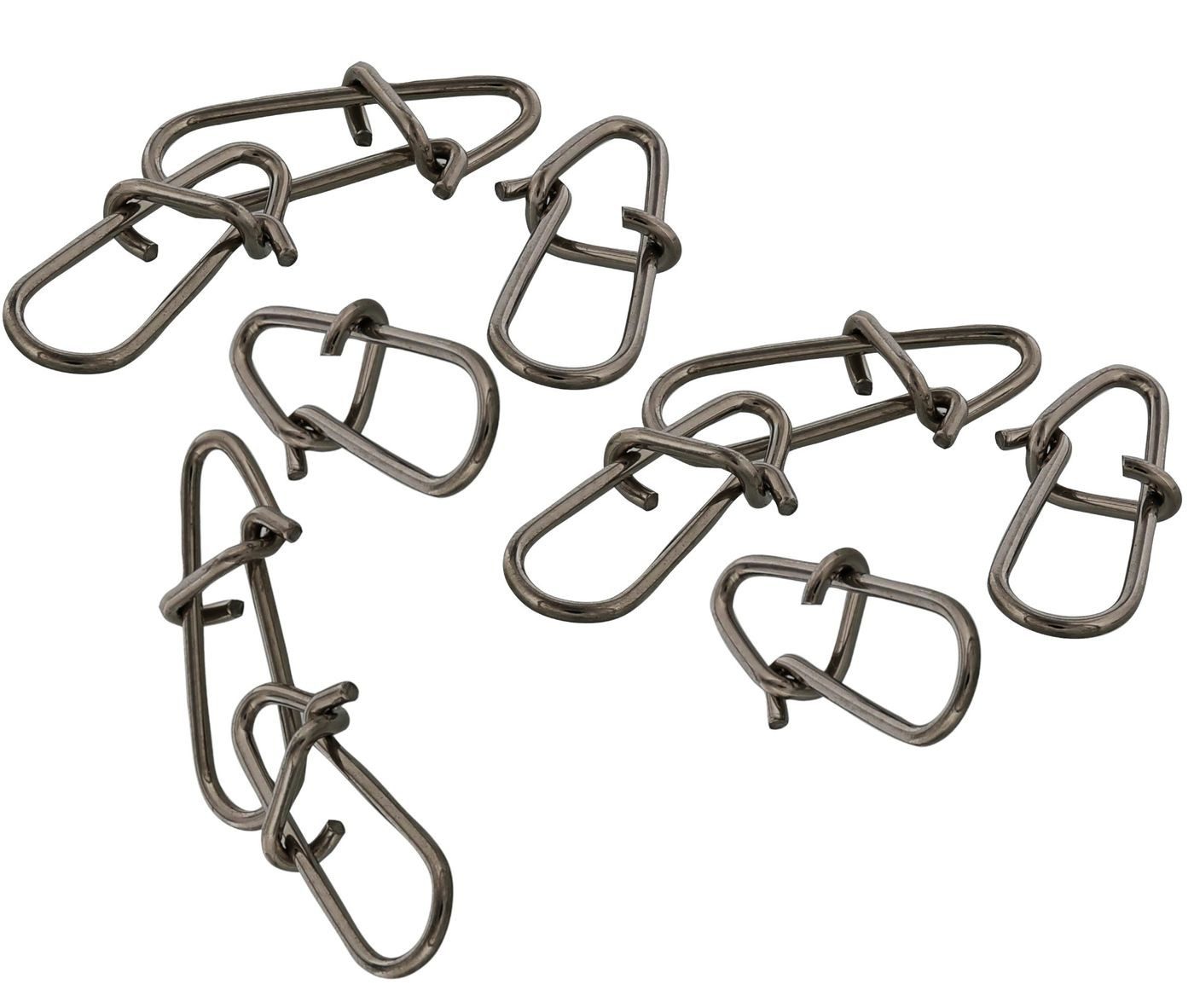 Schnurverbinder Westin Drop Snap Black Nickel - 10 Snaps