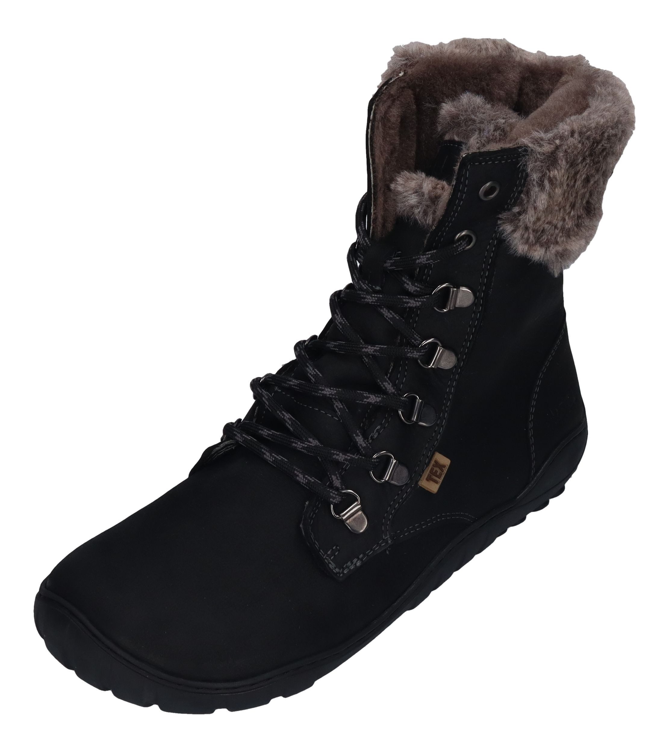 KOEL LEVI TEX LAMBSWOOL Barfußschuh Black