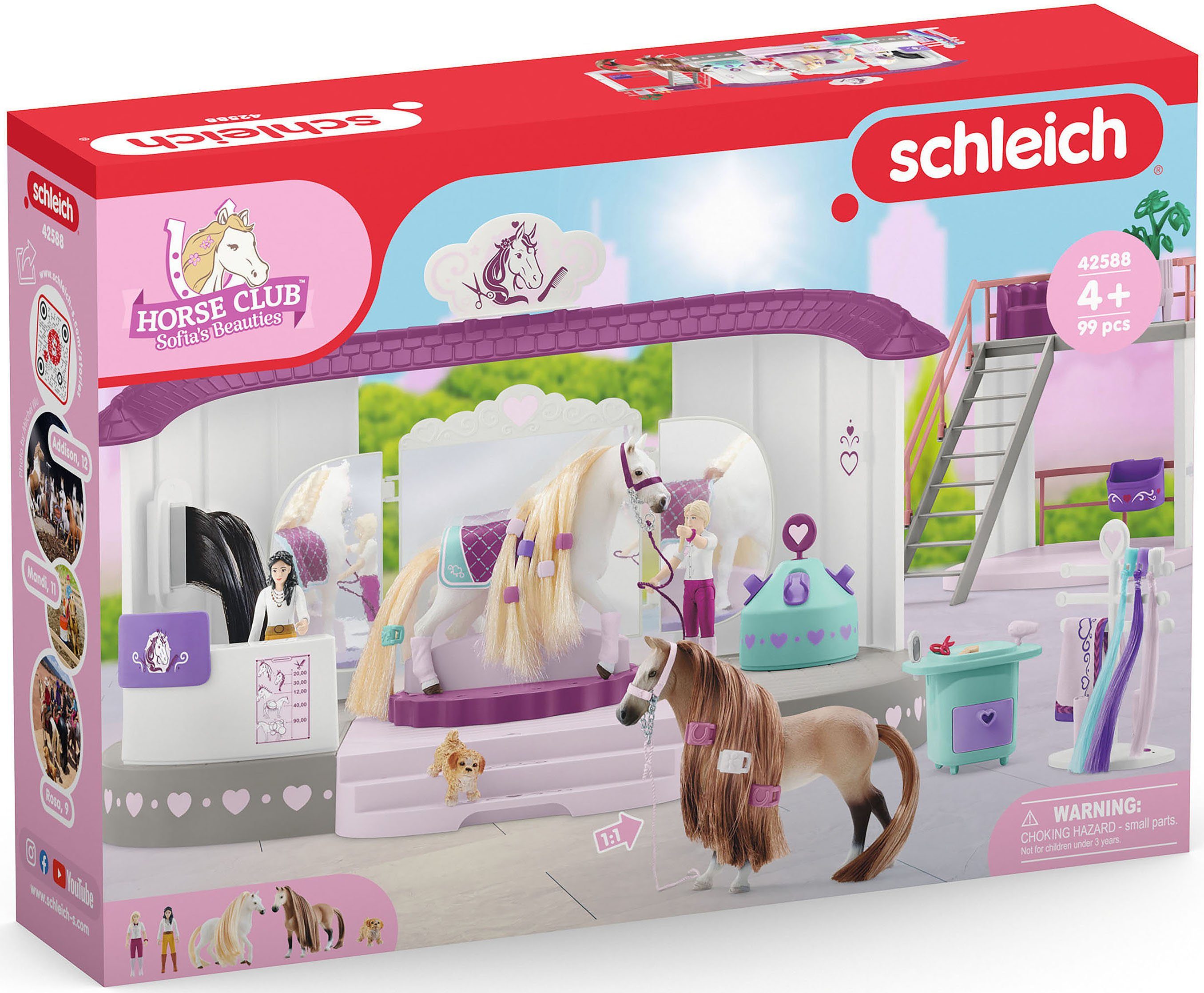 Schleich® Spielwelt Beauty CLUB, (42588) HORSE Salon