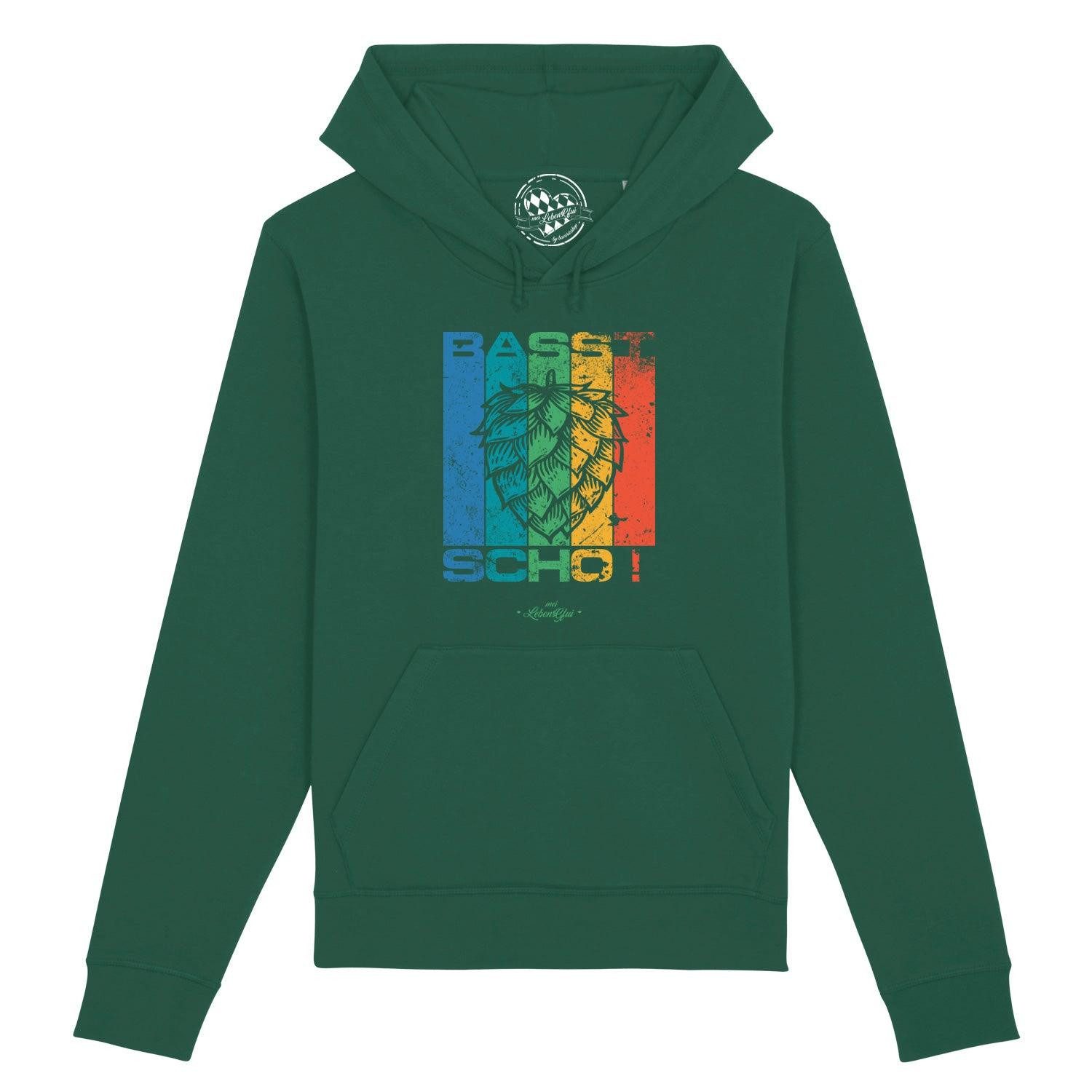 Bavariashop Hoodie Herren Hoodie "Basst scho günstig online kaufen
