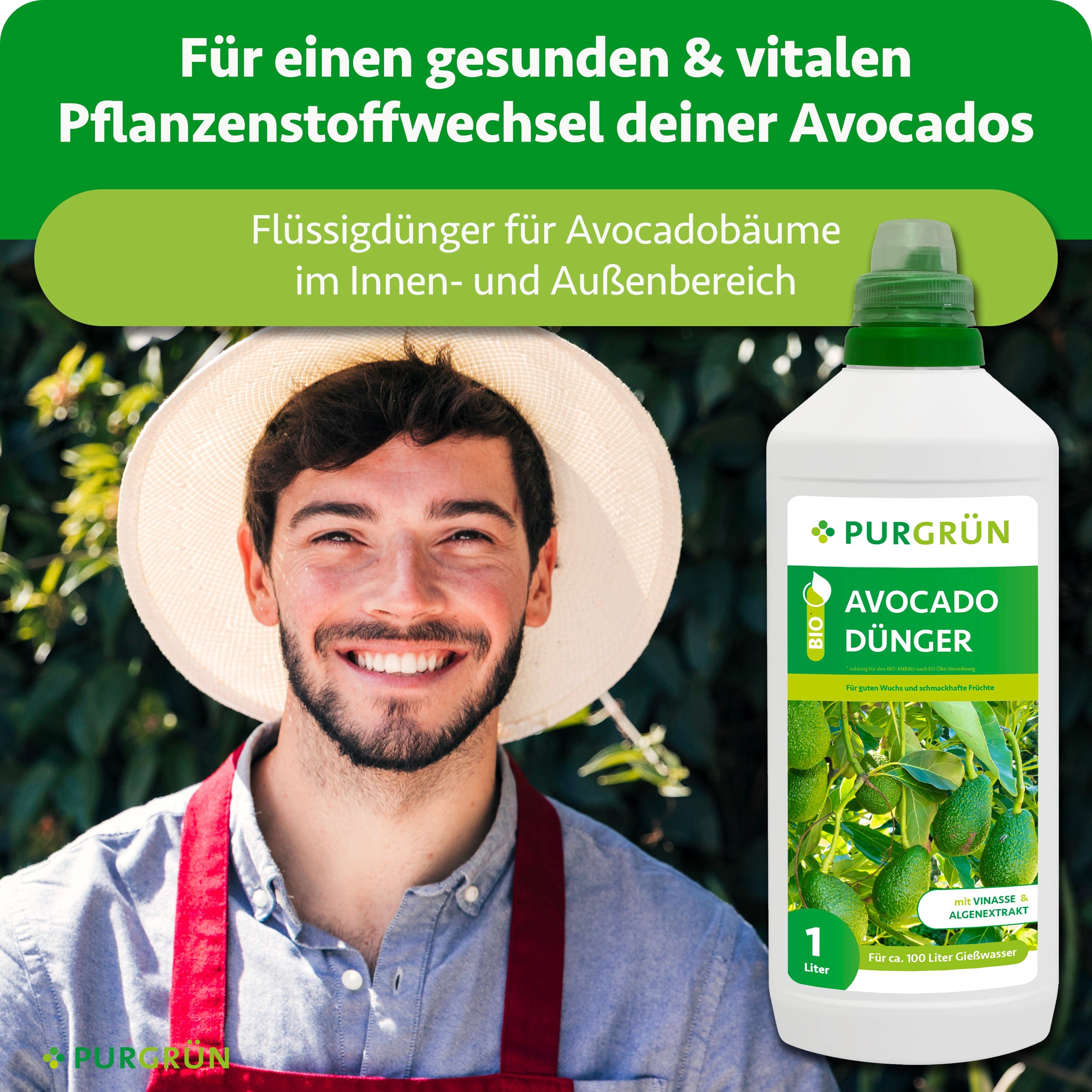 Purgrün Gemüsedünger Purgrün Bio Avocado Dünger, günstig online kaufen