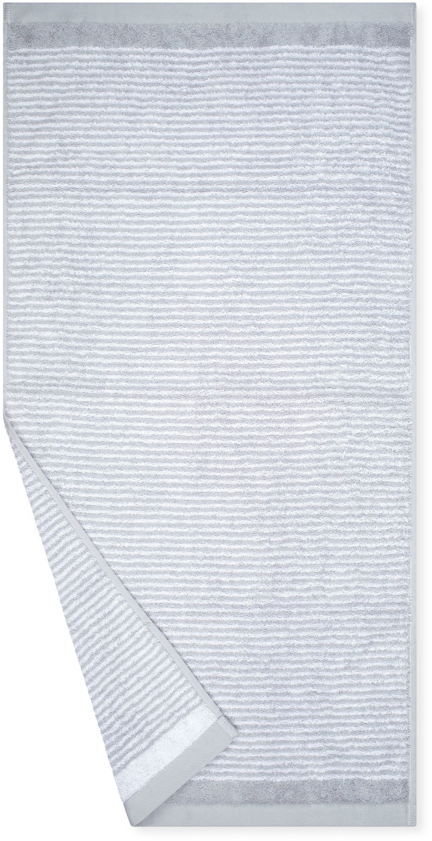 ROSS Handtücher schmaler Querstreifen, Frottier (Packung, 2-St), aus feinster Baumwolle
