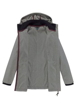 Polarino Outdoorjacke aus weichem Fischgrätmaterial