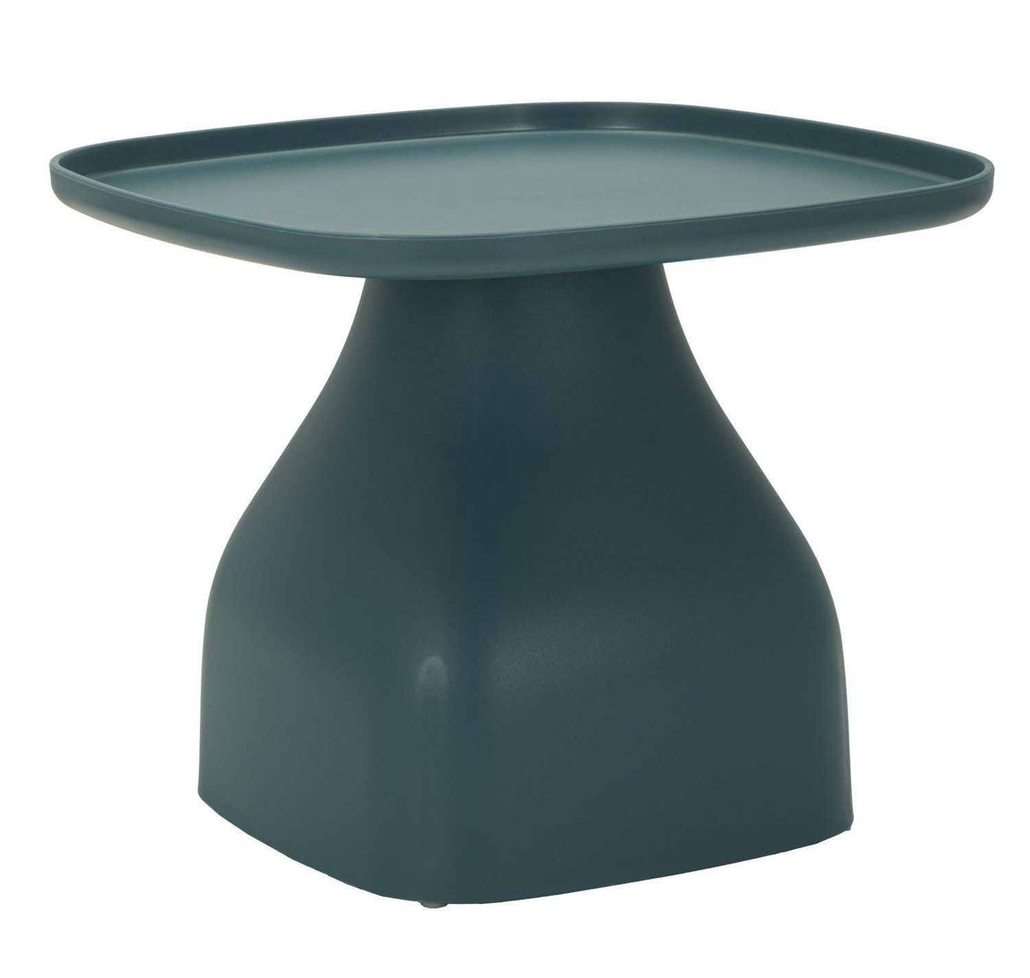 Natur24 Couchtisch Tavolinetto Couchtisch 48 x 48 x 38 cm Plastik Blau