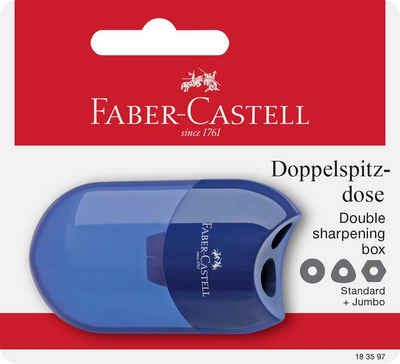 Faber-Castell Anspitzer Spitzer Doppelspitzdose Blister sort.