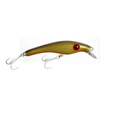 Zalt Kunstköder Zalt Wobbler Zam Twitchbait 11cm 62 Gold Grün, (1-St)