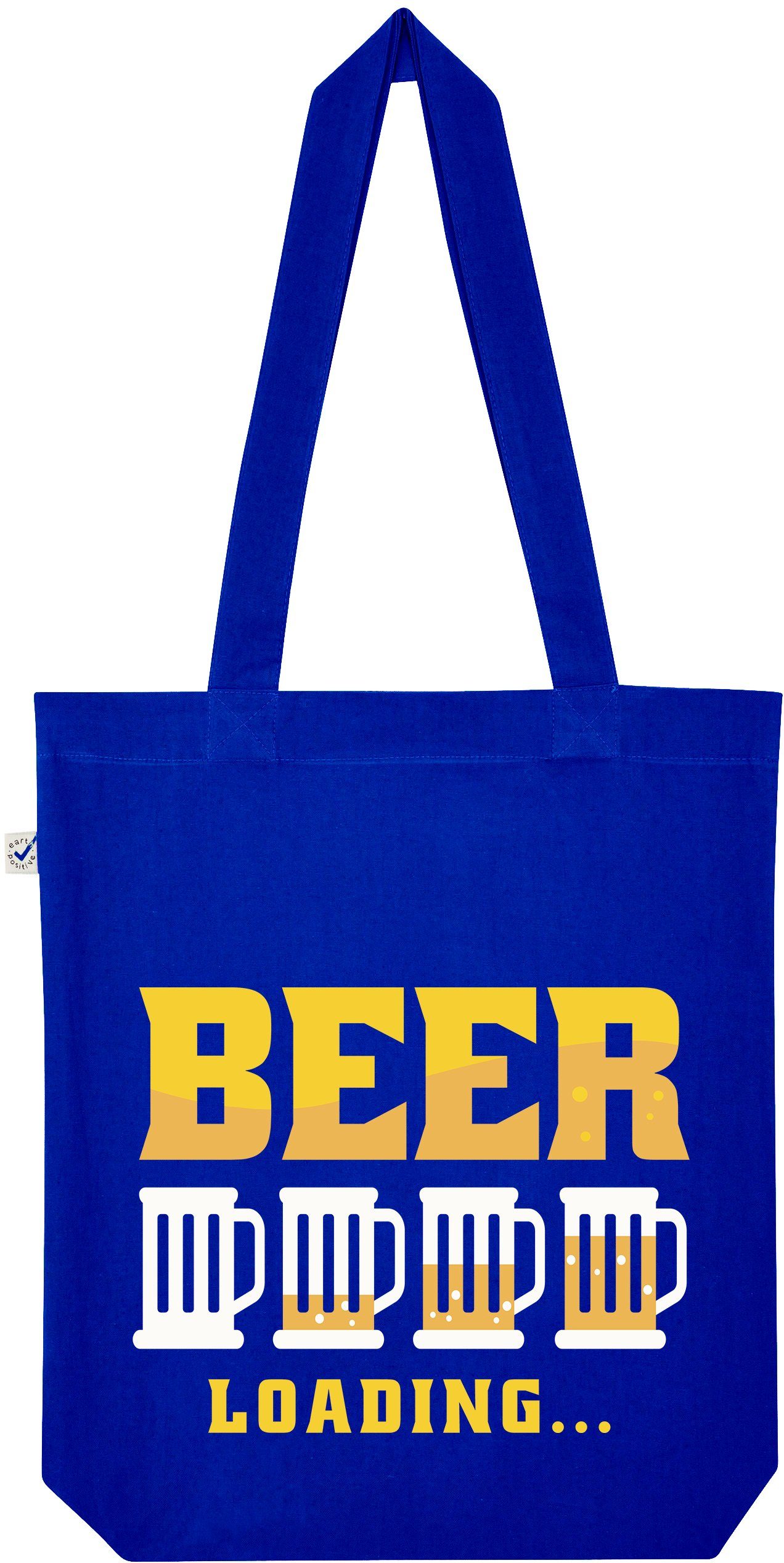 Youth Designz Tragetasche "Beer Loading" Jutebeutel Tasche Lange Henkel, mit  trendigem Print