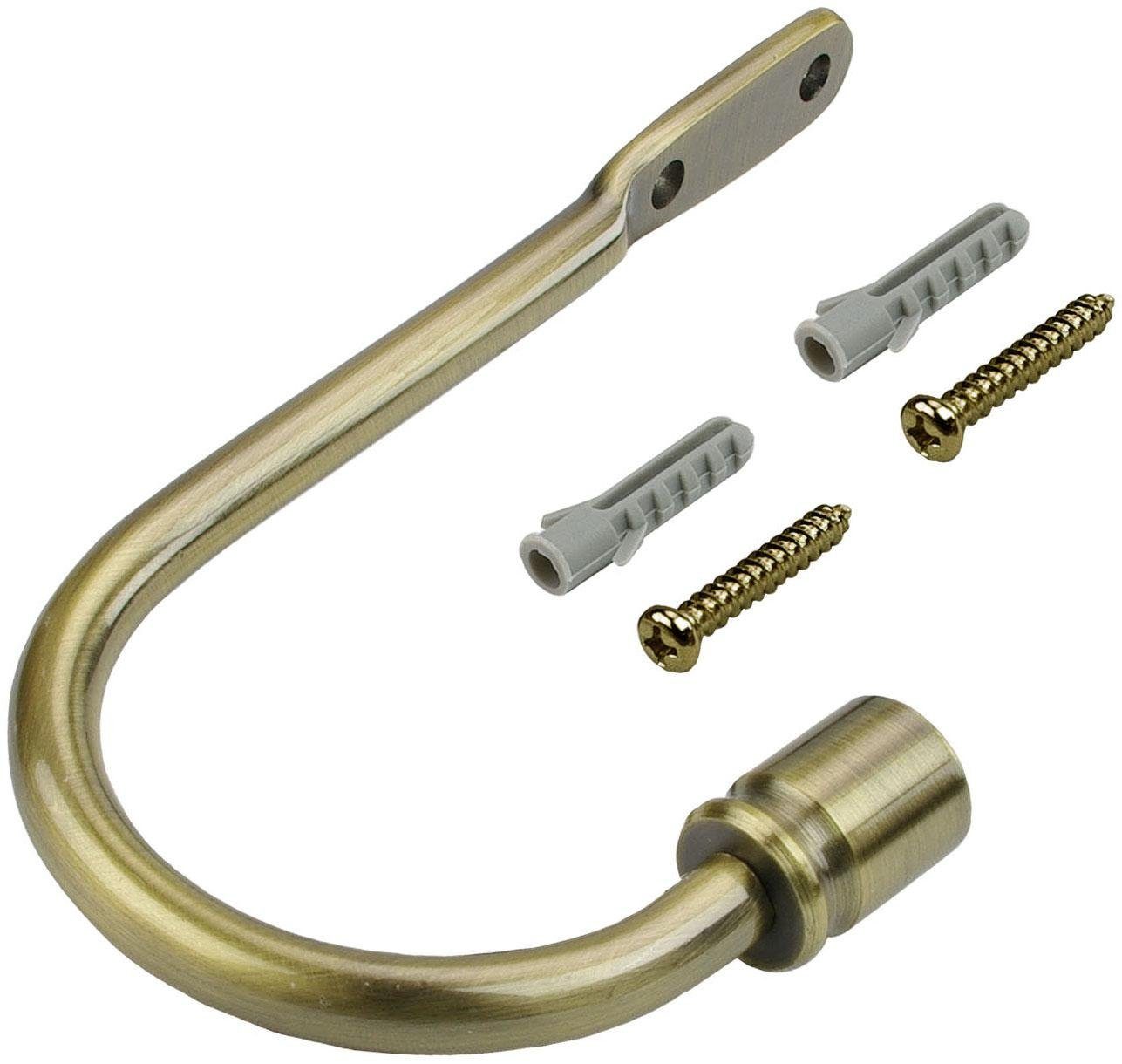 Liedeco Raffhalter, Gardinen, (1-tlg), für Gardinenstangen Ø 16 mm