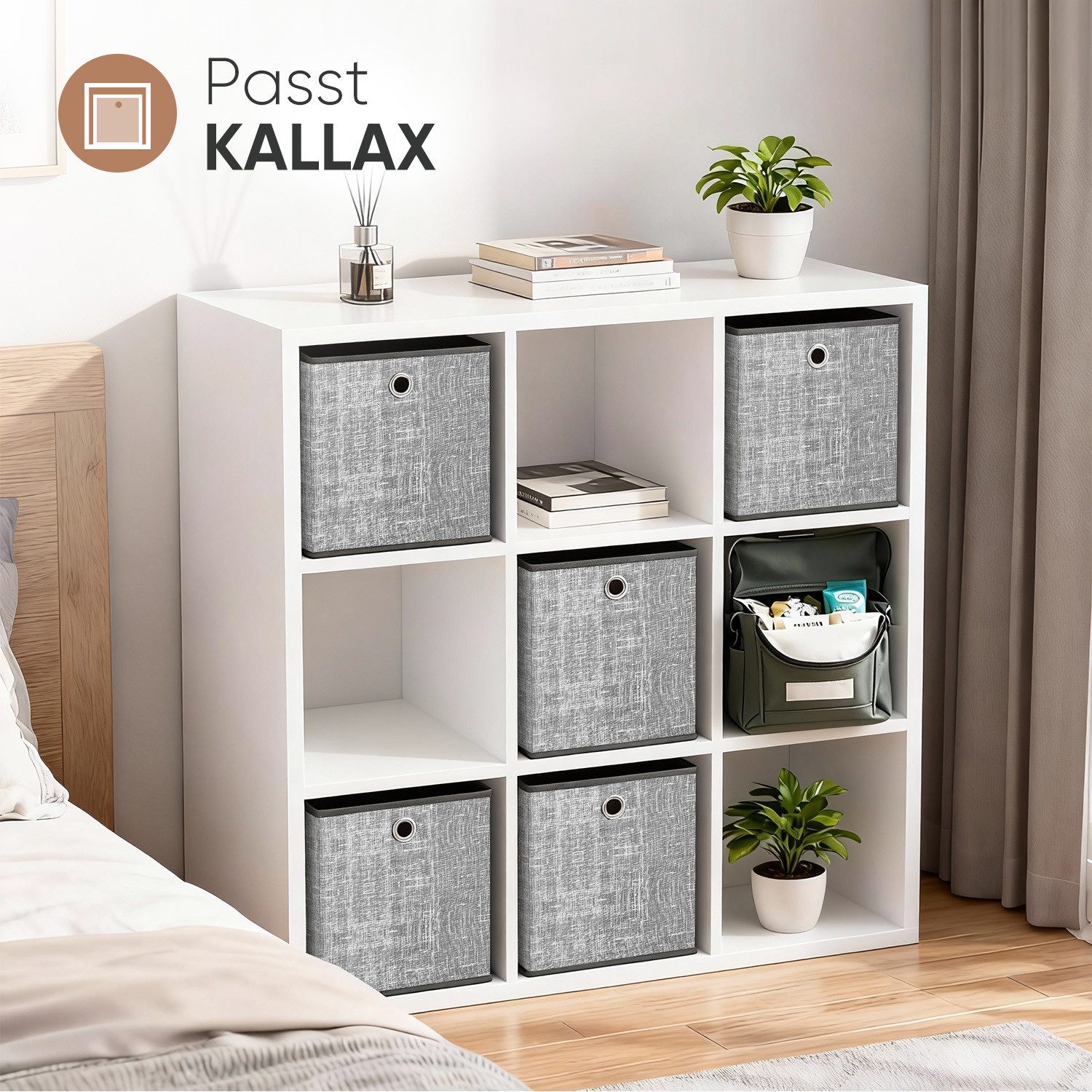 Sekey Aufbewahrungsbox Aufbewahrungsbox aus Vliesstoff mit Griff – faltbare günstig online kaufen