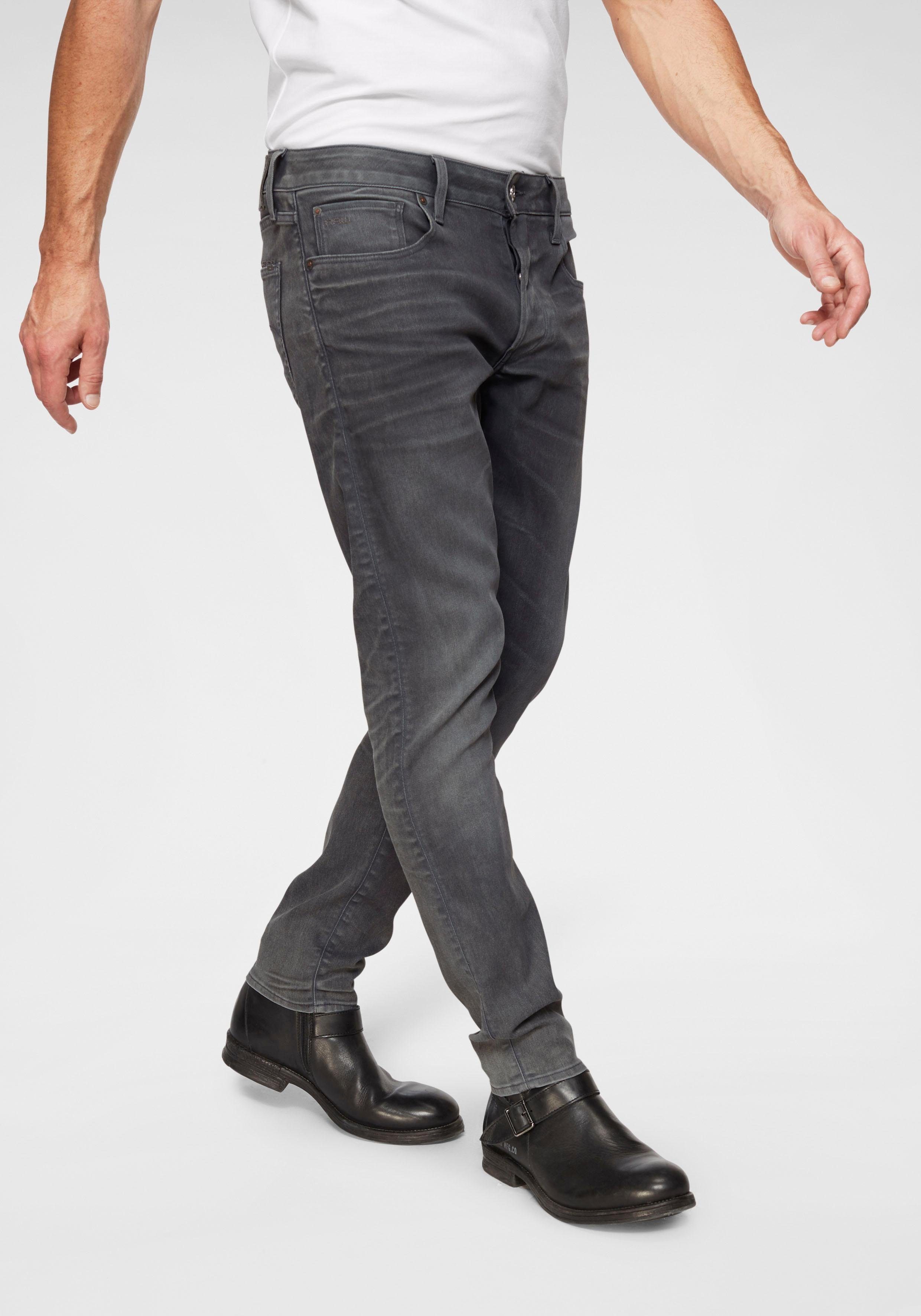 cobler 3301 RAW Slim dark G-Star aged Slim-fit-Jeans