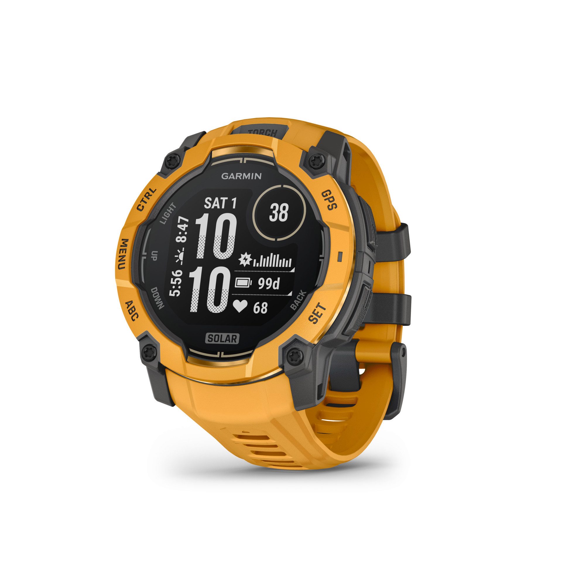 Garmin Instinct 3 Solar - 50 mm Smartwatch (3,3 cm/1,3 Zoll)