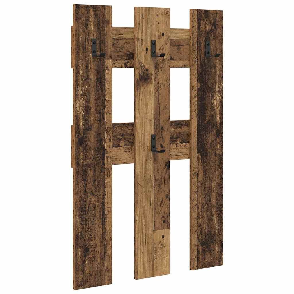 vidaXL Regal Wandmontierter Kleiderständer Altholz 65 günstig online kaufen