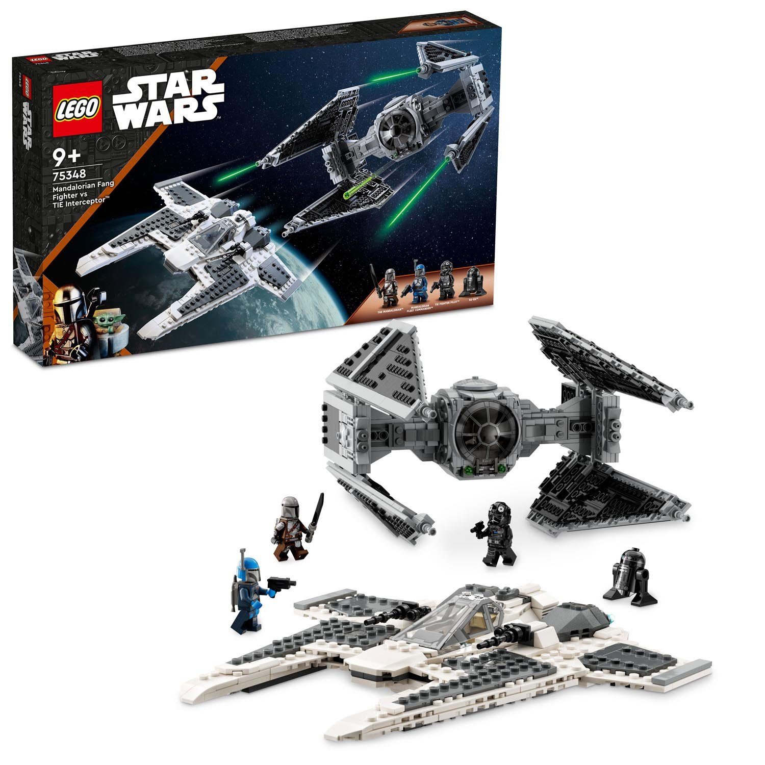 LEGO® LEGO 75348 - Mandalorianischer Fang Fighter vs. TIE Interceptor Konstruktions-Spielset