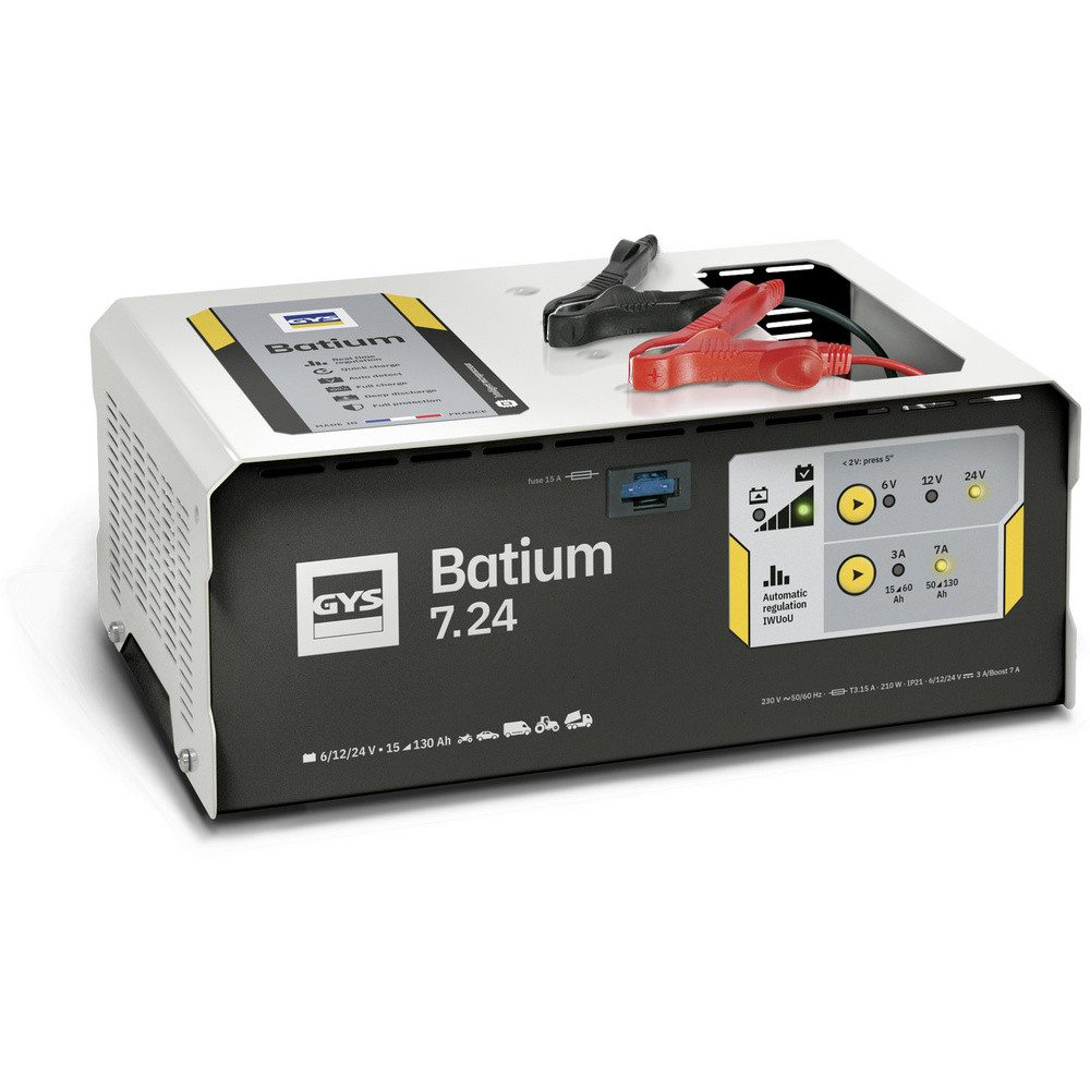 GYS GYS BATIUM 7.24 024502 Automatikladegerät 6 V, 12 V, 24 V 11 A Autobatterie-Ladegerät