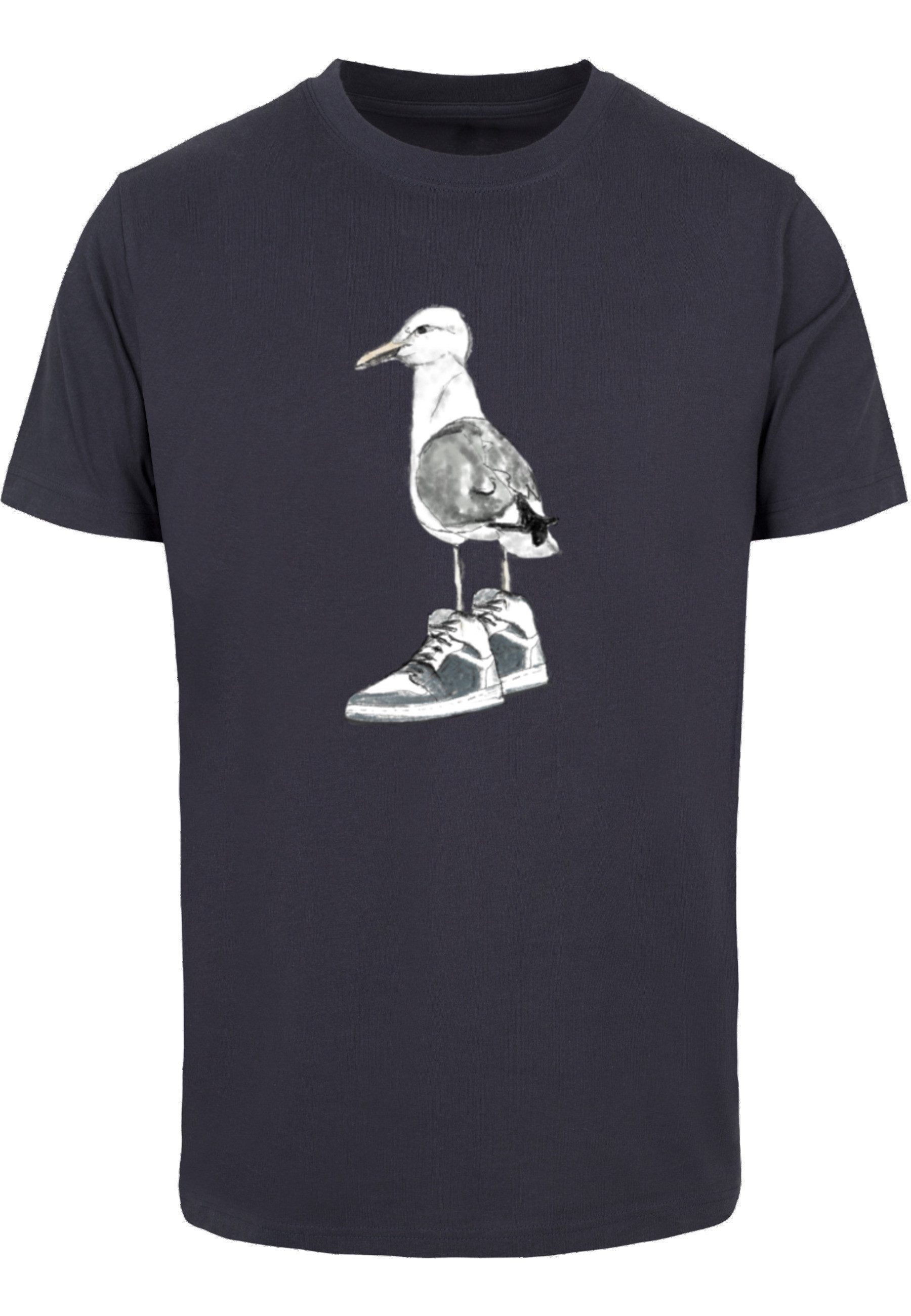 MisterTee T-Shirt MisterTee Herren Seagull Sneakers Tee (1-tlg)
