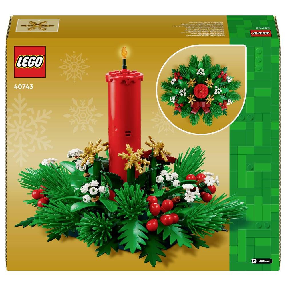 LEGO® 40743 ® ICONS™ Weihnachtsgesteck Konstruktionsspielsteine