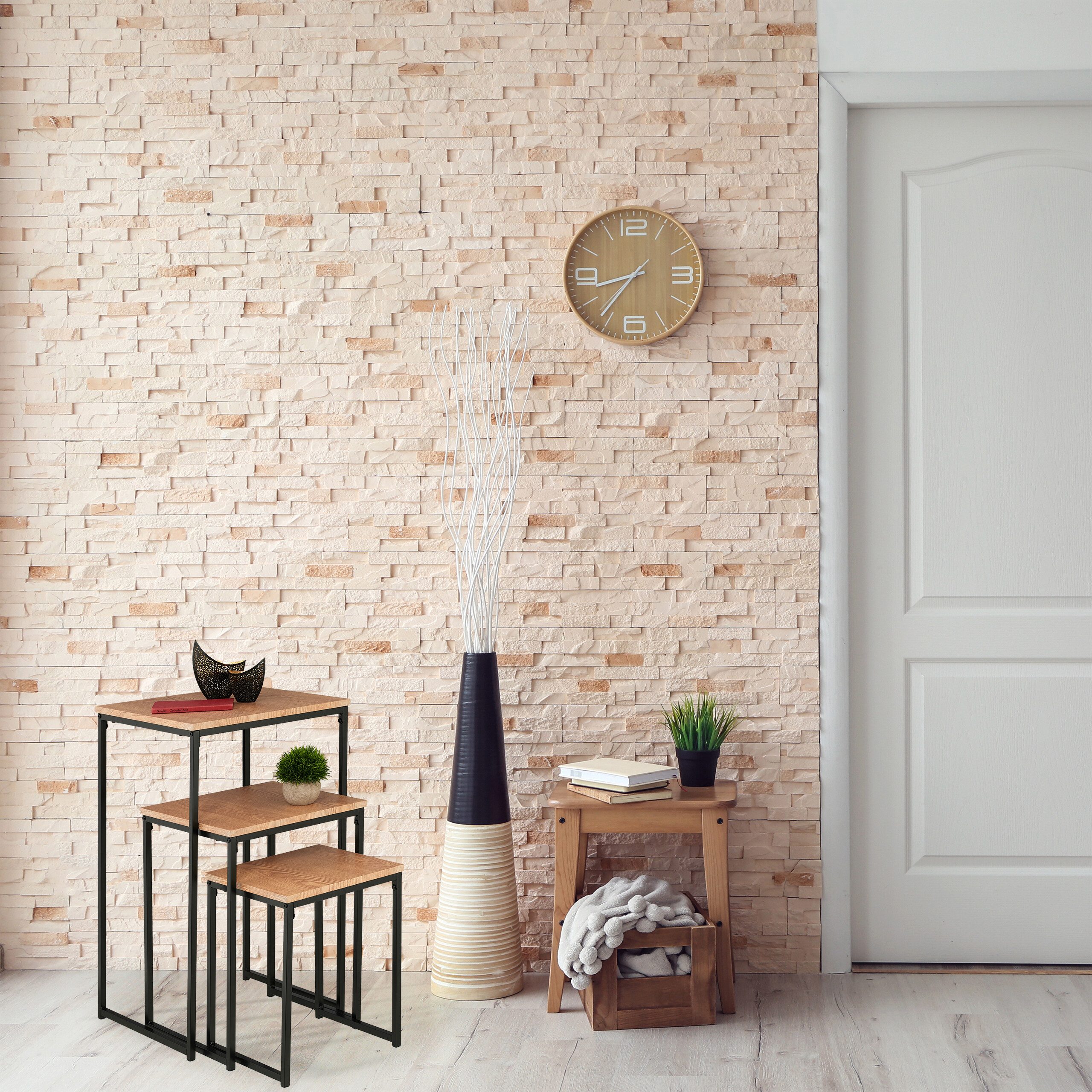 relaxdays Beistelltisch 3er Set (3er Set), C günstig online kaufen