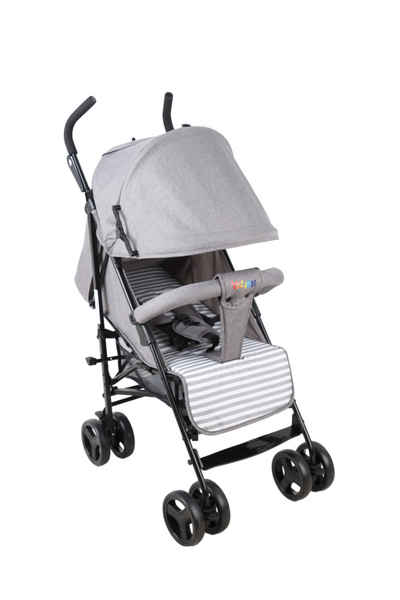 Yalion Kinder-Buggy Kinderwagen Buggy Reisebuggy Klein Zusammenklappbar bis 15kg, Grey
