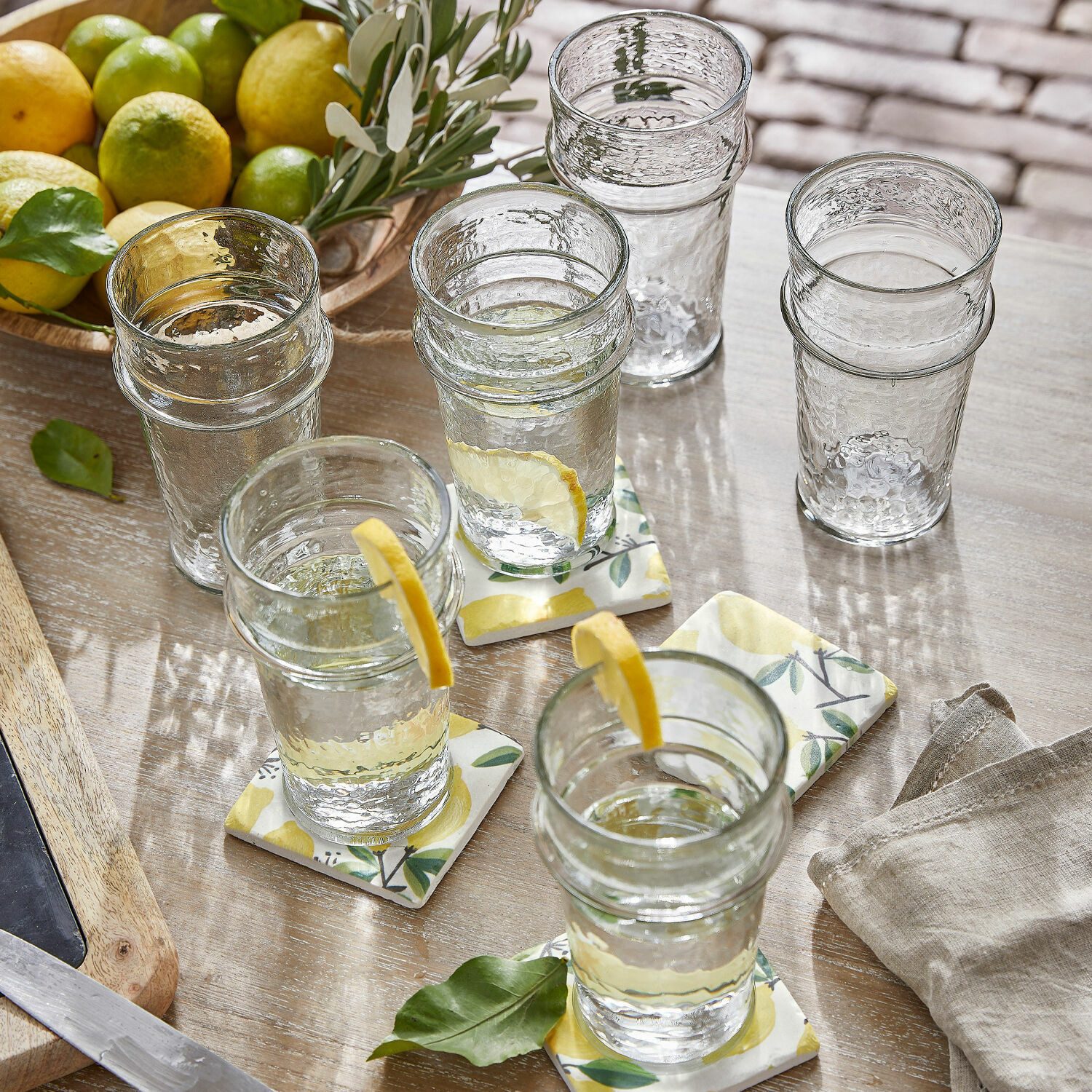 Mirabeau Glas Glas 6er Set Avrilla klar, Glas