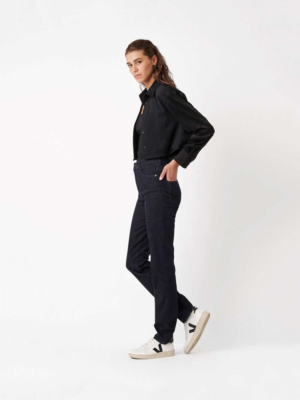 ROSNER 5-Pocket-Jeans Audrey1 (1-tlg) mit hohem Bund günstig online kaufen