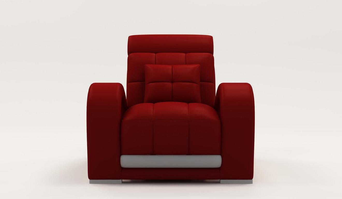 Made Garnituren Set, Couch Sofagarnitur Wohnzimmer Europe in Sofa Leder Couch JVmoebel