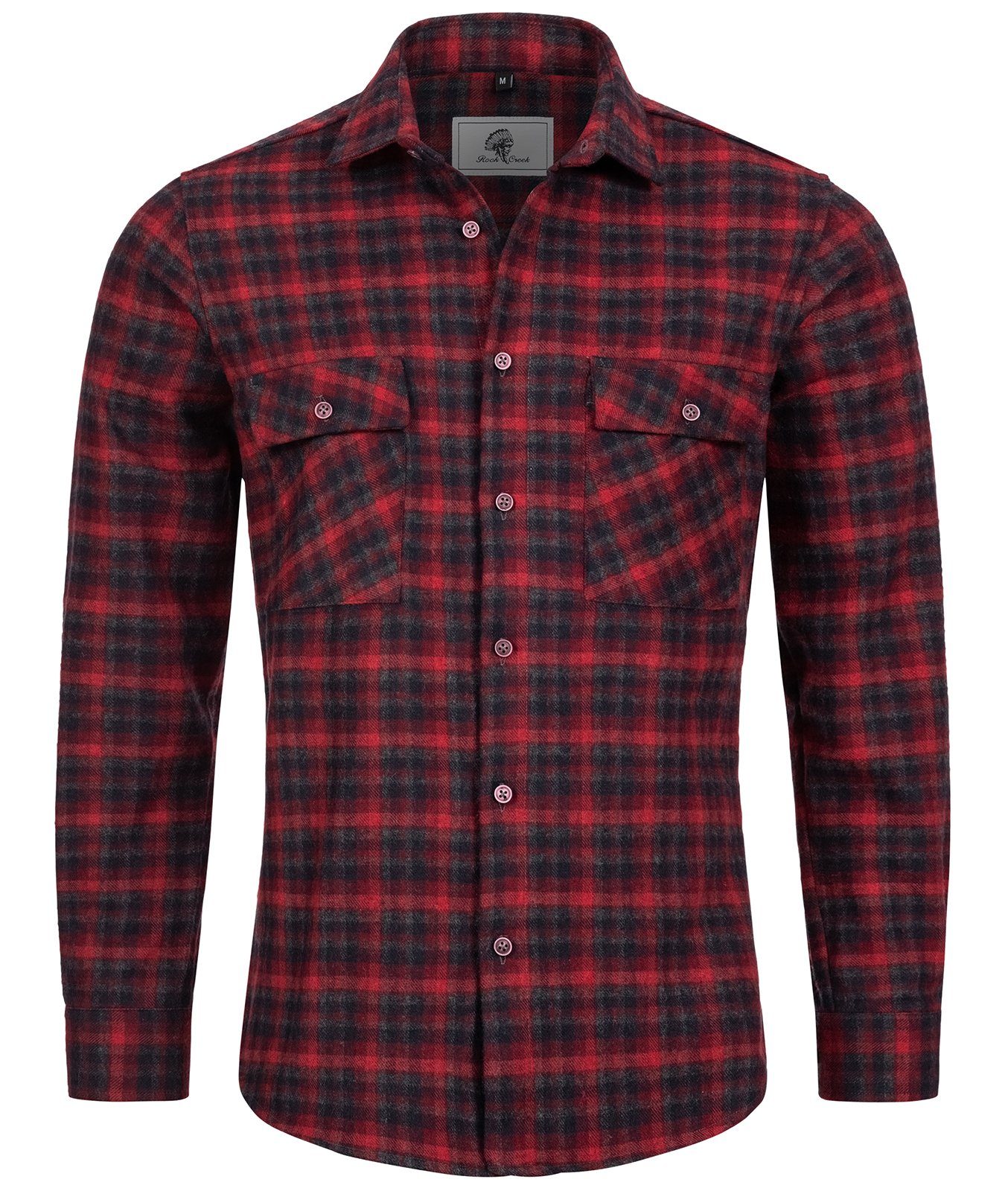 Flanellhemd Herren Flanellhemd Hemd H-250