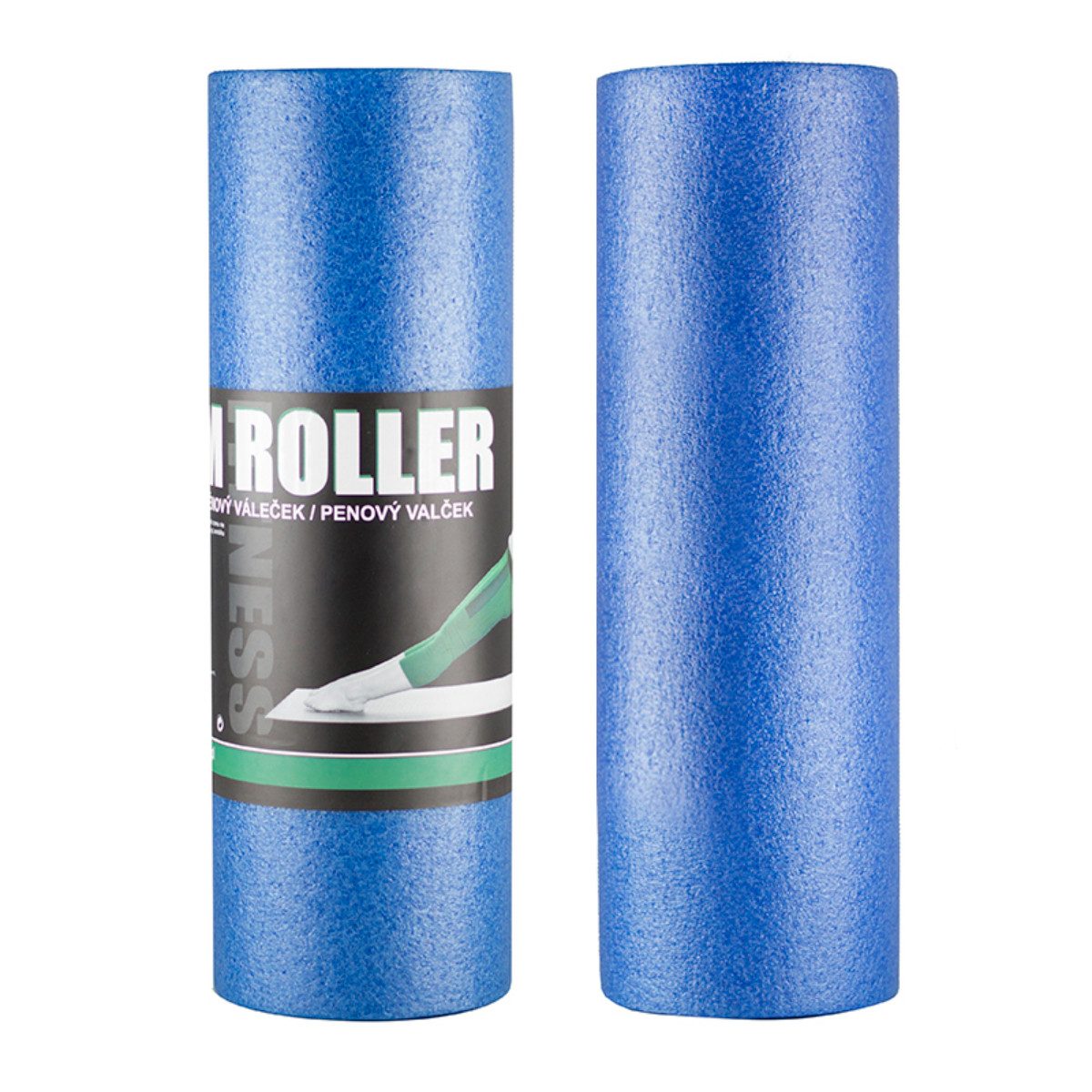 HMS Faszienrolle 45 × 15 cm Massagerolle aus expandiertem Polypropylen bis 120 kg Blau, 1-tlg.