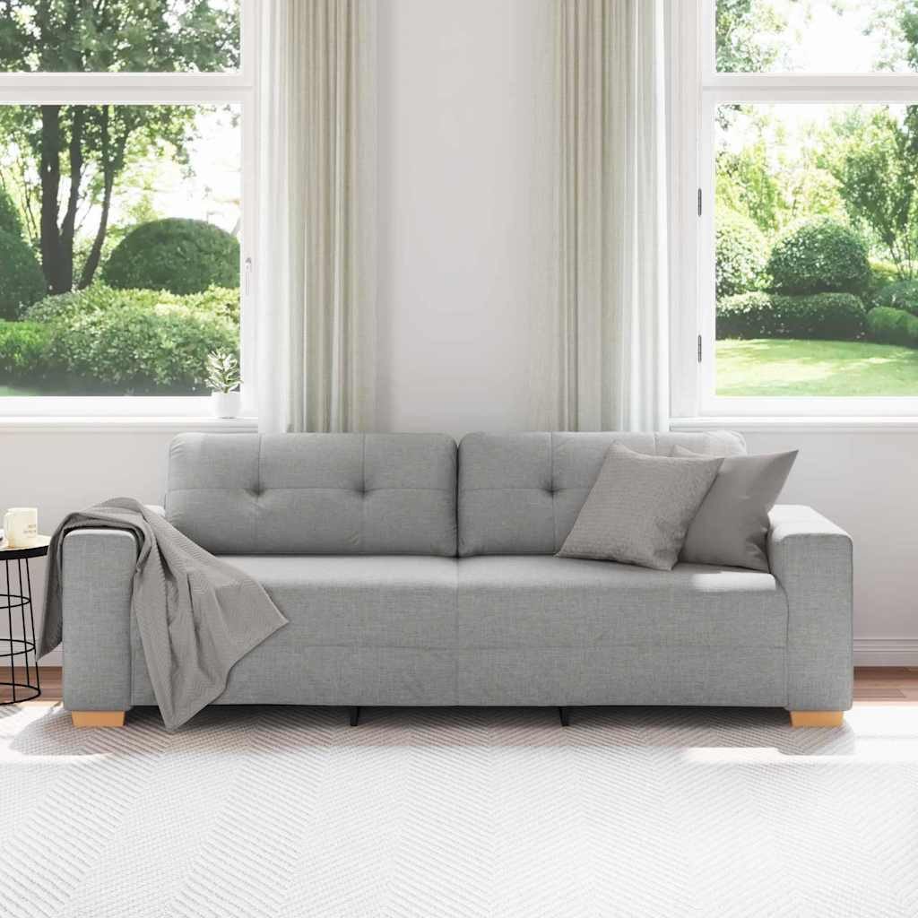 vidaXL Sofa 3-Sitzer-Sofa Wolkengrau 180 cm günstig online kaufen