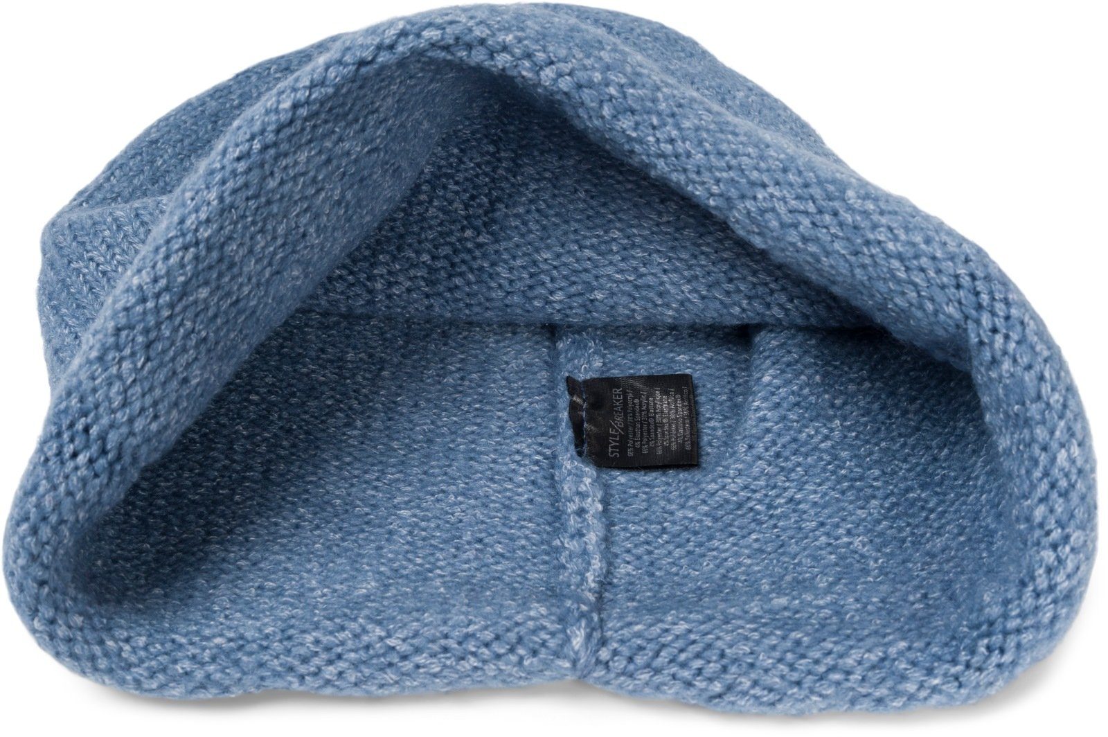 styleBREAKER Strickmütze Oversize Strickbeanie mit Rollrand (1-St)