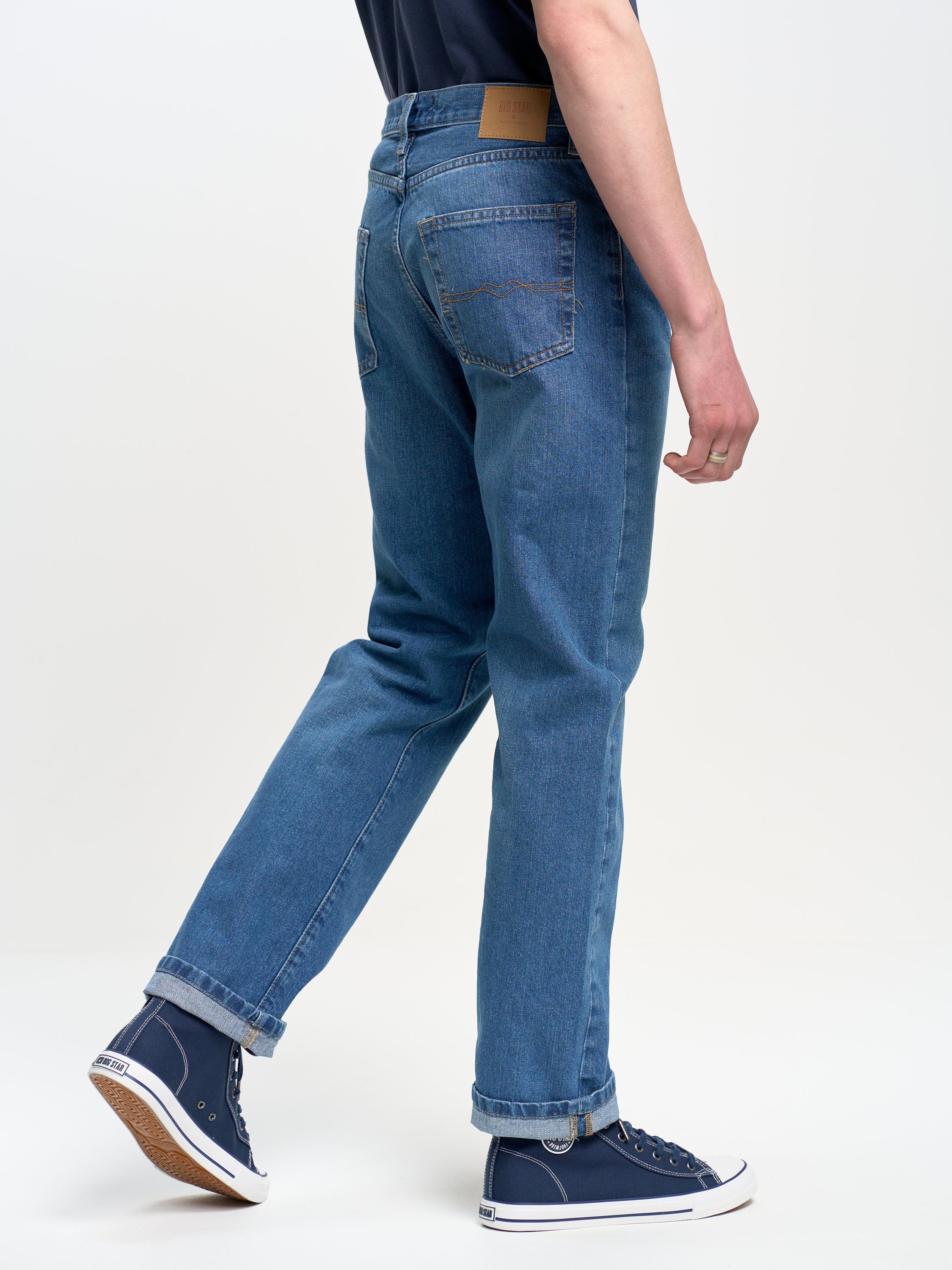 BIG STAR Straight-Jeans TRENT HOHE LEIBHÖHE günstig online kaufen