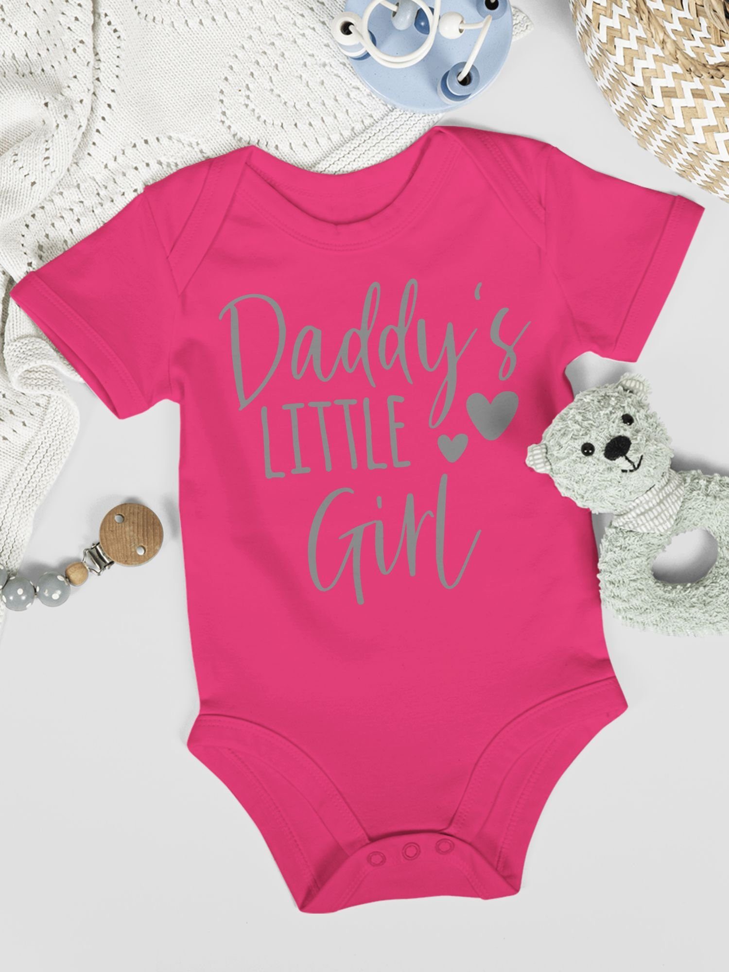 Shirtracer Shirtbody Daddy's little Girl I Papas kleines Mädchen Geschenk Vatertag Baby
