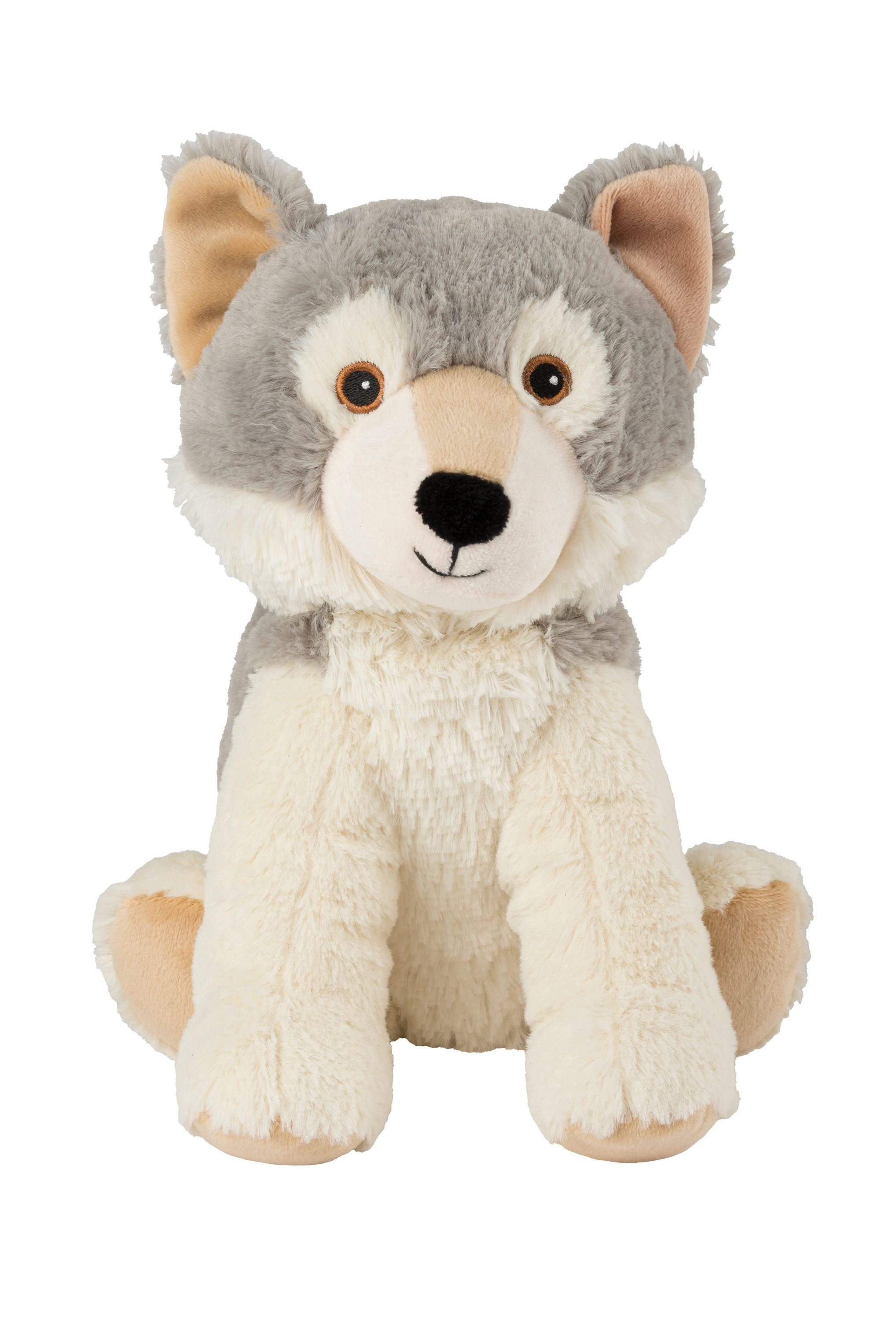 Warmies® Wärmekissen Warmies Wärmetier Wolf Mikrowelle/Ofen, (Wärmekuscheltier)