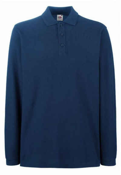 Fruit of the Loom Langarm-Poloshirt Herren Premium Long Sleeve Poloshirt