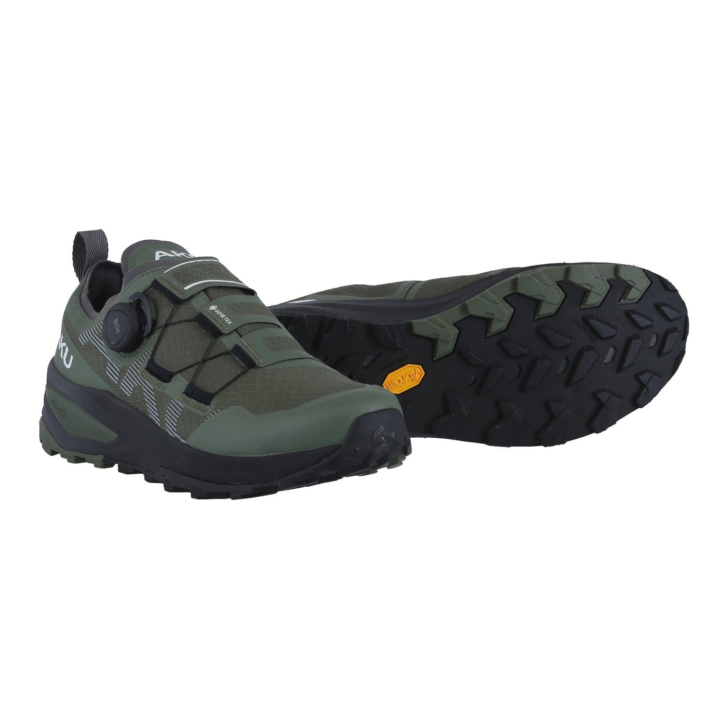 AKU Furiosa BOA GTX (Fast-Hiking, wasserdicht) dunkelgrün/grau Herren Wanderschuh