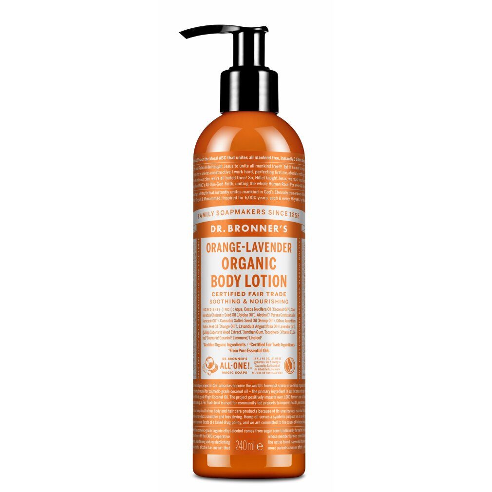 Dr. Bronners Körperpflegemittel Orange Lavender Lotion 240ml