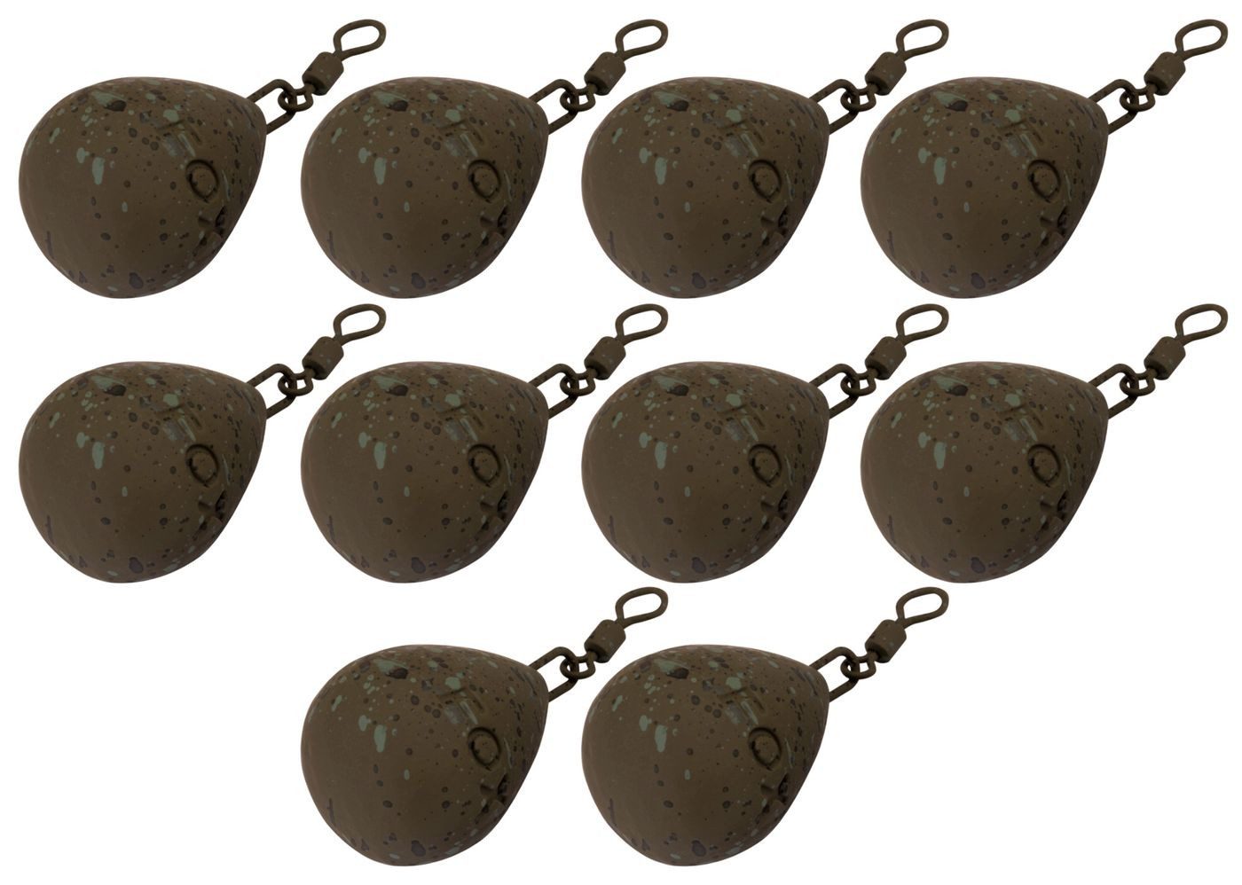FOX International Karpfenblei Fox Camotex Pear Swivel Lead - 10 Karpfenbleie