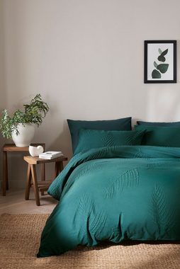 Bett-Set, Bettbezug und Kissenbezug im Set mit Blattmotiv, Next, Bezug: Polyester