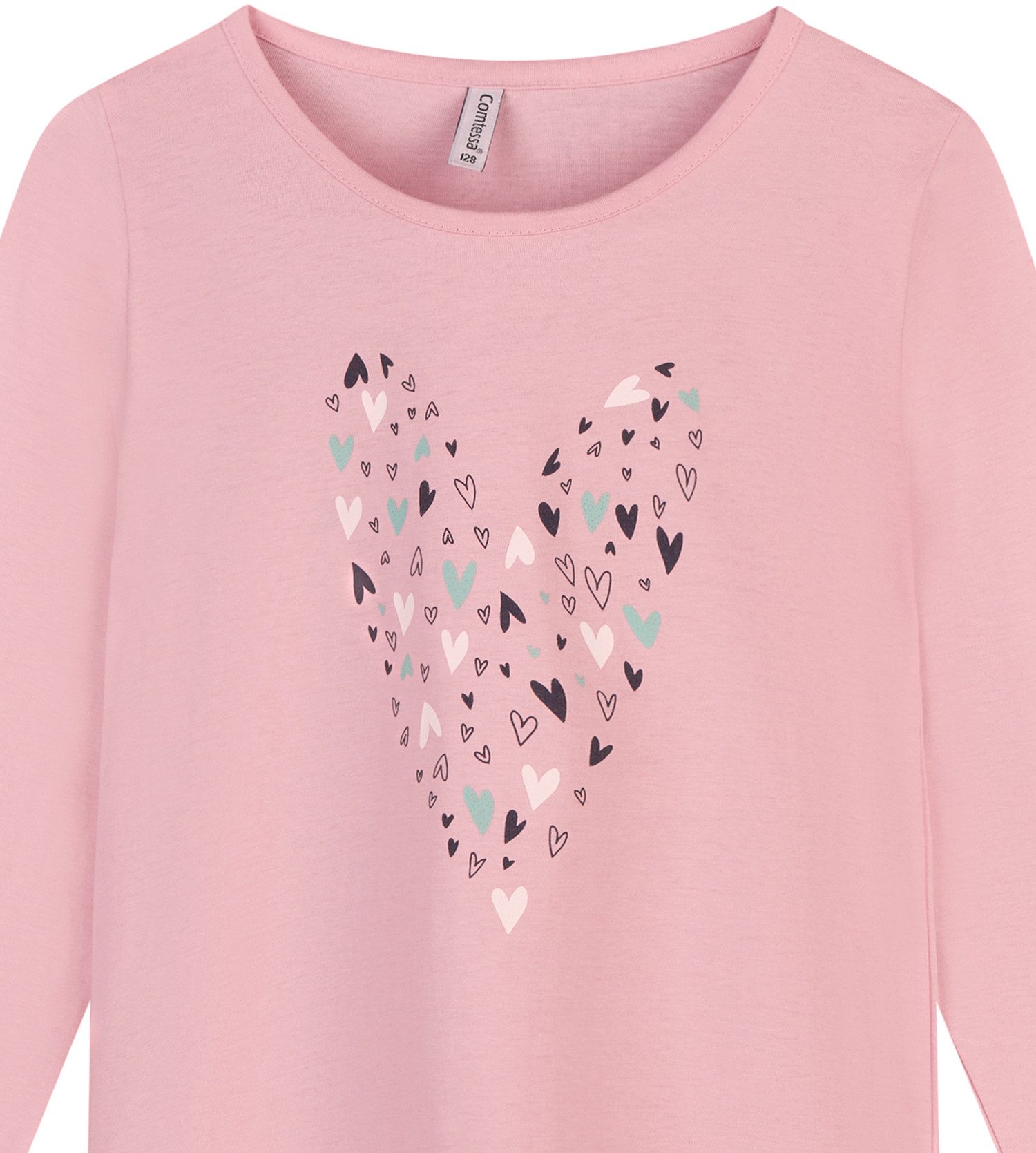 comtessa Nachthemd Iceberg Buddies (1-tlg., 1-teilig) Mädchen Sleepshirt lang Pyjama Langarm Baumwolle – Bild 2 von 3