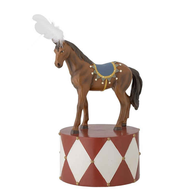 Bloomingville Dekofigur Flor Zirkuspferd, 19cm Polyresin für Kinderzimmer